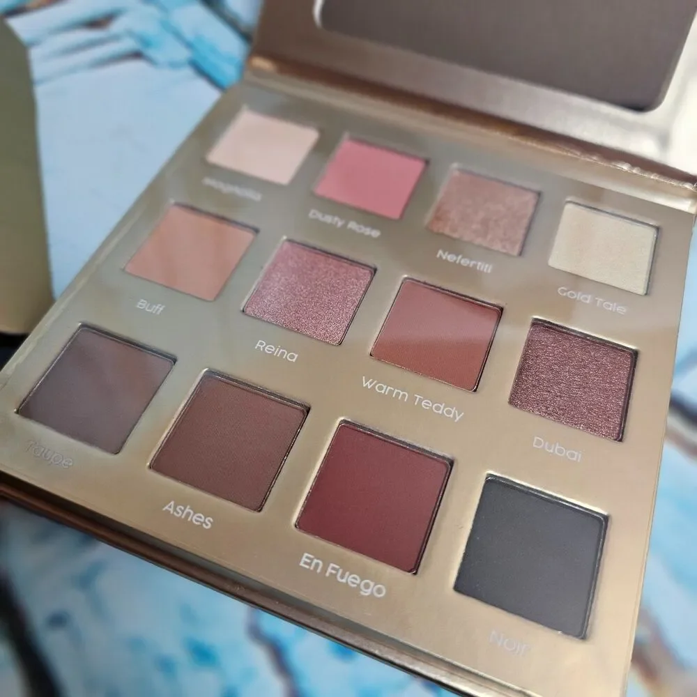NEW Farmasi Glam Up Eyeshadow Palette – 12 Shade Neutral Palette – Talc-Free